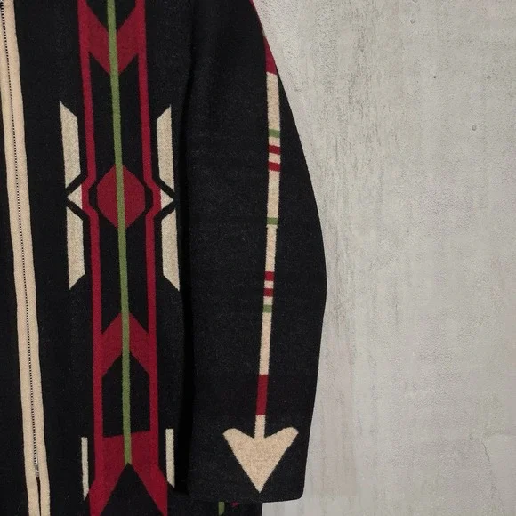 Vintage Unisex Native Jackets Santa Fe New Mexico Wool Winter Jacket Coat Sz XL - Picture 7 of 9